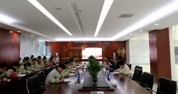 公司副總經(jīng)理時(shí)啟林一行深入富平公司組織開(kāi)展安全生產(chǎn)專(zhuān)項(xiàng)整治三年行動(dòng)宣貫工作